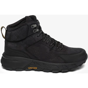 Erkek Siyah Hakiki Deri Su Geçirmez Outdoor Bot 5K1GB16342