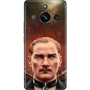 Realme 11 Pro Uyumlu Kılıf Resimli Desenli Silikon Asil Atatürk