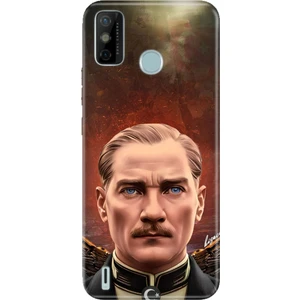 Tecno Spark 6 Go Uyumlu Kılıf Resimli Desenli Silikon Asil Atatürk