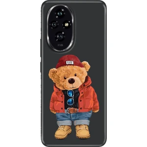 Honor 200 Kılıf Renkli Silikon Baskılı Tpu Teddy Bear