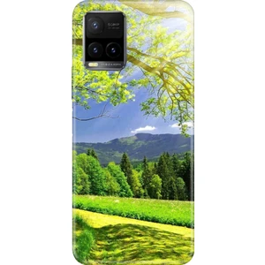 Vivo Y33S Uyumlu Kılıf Desenli Baskılı Silikon Mis Oksijen