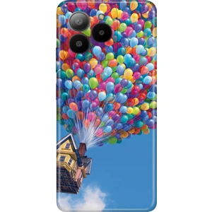 Omix X7 Uyumlu Kılıf Resimli Baskılı Nano Silikon Balonlu Ev