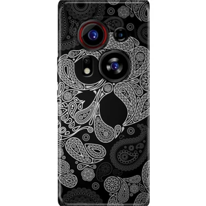 Tecno Phantom X2 Pro Kılıf Desenli Tpu Silikon Skuller