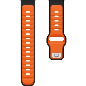 Huawei Watch Gt 6/gt 6 Pro 46 mm Uyumlu Çift Renk Silikon Kordon Gt6/gt6 Pro 46MM Android 22MM Kayış