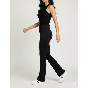 Kadın Ispanyol Paça Dalgıç Tayt Ispanyol Pantolon Tayt Toparlayıcı Dalgıç Tayt