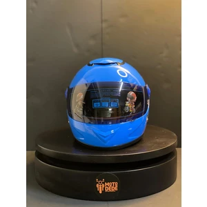 Mts SY118 Iskelet (Skull) Desenli Çocuk Motosiklet Kaskı Full Face Pp Materyal Ece Onaylı (5-12 Yaş)