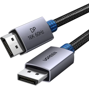 Displayport 16K@60Hz Male To Male Örgülü Kablo 1m, 55567