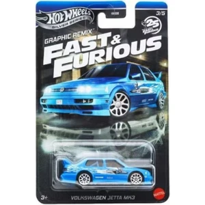 Hot Wheels Silver Series Fast & Furious Volkswagen Jetta Mk3 1/64 Model Araba
