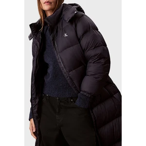 Calvin Klein Kapitoneli Regular Fit Kapüşonlu Kemerli Uzun Şişme Mont LV047D508GUB1 Bayan Mont LV047D508G Ub1