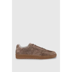 Pele Erkek Deri Sneaker Ayakkabı Bej