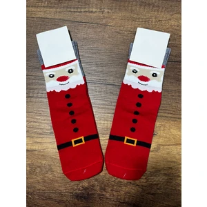 Gülümse Gel 2 Adet Yeni Yıl Çorabı Yılbaşı Çorap Noel Baba Kışlık Havlu Çorap 35-41