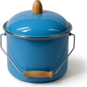 Alev Emaye Renkli Bakraç 5 Lt Yoğurt Tenceresi Bakliyat Saklama Tenceresi ( 22 cm 5 Lt )