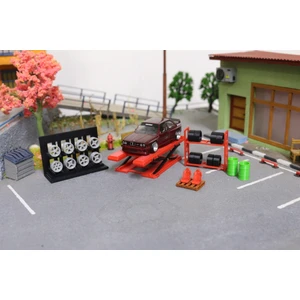 FMK HOBBY 1:64 Ölçek Garaj Diorama Aksesuar Seti 2