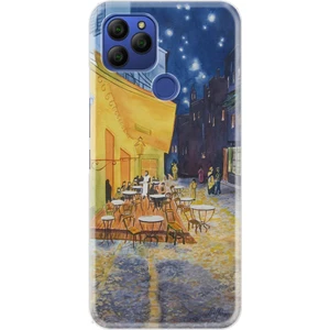 General Mobile Gm 21 Kılıf 0.4mm Lazer Kesim Silikon Kapak Night Cafe