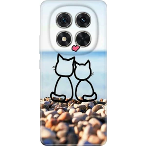 Xiaomi Redmi Note 15 Pro 5g Kılıf Renkli Silikon Baskılı Tpu Kedilerin Aşkı