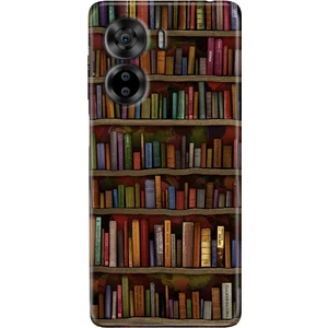 Casper Via X40 Kılıf Resimli Baskılı Nano Silikon Kütüphane