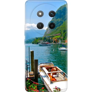 Honor Magic 7 Lite Kılıf Dekoratif Silikon Baskılı Kapak Como