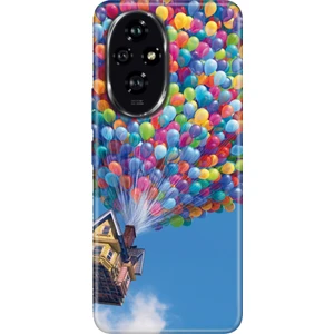 Honor 200 Kılıf Renkli Silikon Baskılı Tpu Balonlu Ev