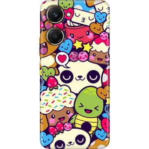 Vivo Y18 Kılıf 4.5g Silikon Desenli Vivo Y18 Şirin Yaratık