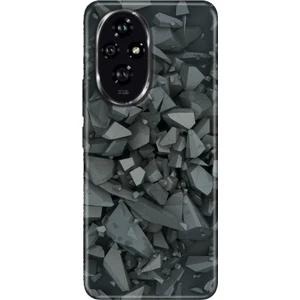 Huawei Honor 200-PRO Kılıf Renkli Silikon Baskılı Tpu Broken