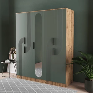 Ekin 5 Kapaklı Eko Gardırop - Mdf Kapak