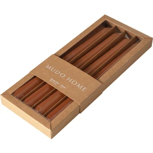 Mudo Home 4lü Şamdan Mum Latte 25CM