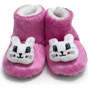 Panda Figürlü Yumuşak Peluş Bebek Patik Kaydırmaz Tabanlı Ev Ayakkabısı