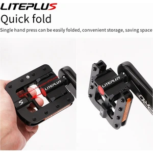 Liteplus Alüminyum Alaşımlı Bisiklet Katlanır Pedallar Kaymaz Windward Küçük Tekerlekli Katlanır Bisiklet Pedalları Bisiklet Aksesuarları (Yurt Dışından)