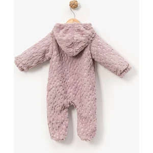 Sevimli Damlacıklar Desenli Astarlı Kozmonot Tulum