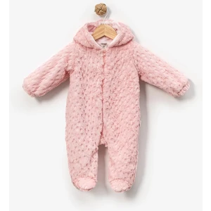 Sevimli Damlacıklar Desenli Astarlı Kozmonot Tulum