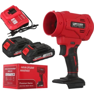 Profesyonel 21V Çift Akü Hava Üfleme Akülü Yaprak Üfleme