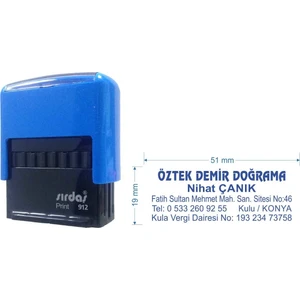 912 Kişiye Özel Şirket Kaşesi