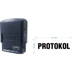 912 Kaşe Siyah makine Siyah Keçe  "PROTOKOL" yazısı ile beraber