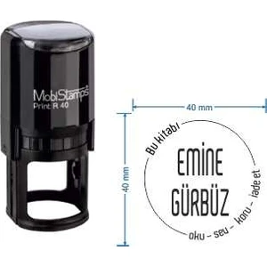 R40 Kişiye Özel Kütüphane Kaşesi