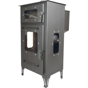 Hibrit Camlı Fırınlı Pelet Sobası