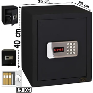 U.s.f Ev ve Ofis Tipi Motorlu Şifreli 40 cm Çelik Para Kasası Güvenli Para Kasası