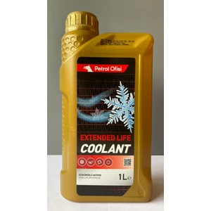 Petrol Ofisi Extended Life Coolant Uzun Ömürlü Organik Kırmızı Antifriz 1 lt