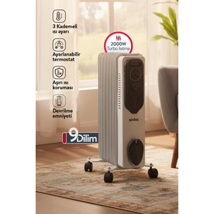 SFH-6937 Yağlı Radyatör-Beyaz