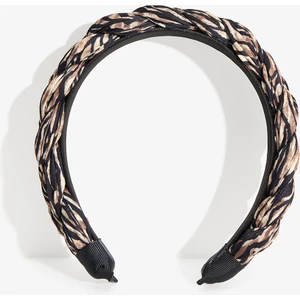 Kahverengi Ivana Kumaş Taç