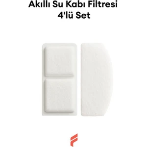 Evcil Hayvan Akıllı Su Kabı Filtresi 4'lü Set