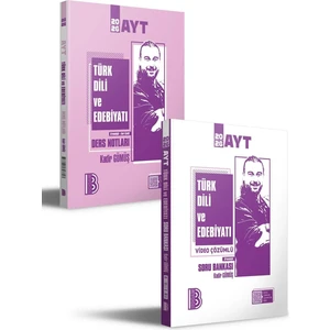Benim Hocam Yayınları 2026 AYT Türk Dili ve Edebiyatı Ders Notları ve Tamamı Video Çözümlü Soru Bankası