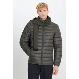 Altınyıldız Classics Rüzgar Geçirmez Taşınabilir Çantalı Sıcak Tutan Ultra Hafif Standart Fit Haki Şişme Erkek Mont