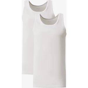 Altınyıldız Classics Erkek Beyaz Standart Fit Normal Kesim %100 Pamuk 2'li Atlet Paketi