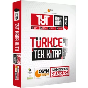 İnformal Yayınları 2026 TYT Türkçe Kara Kutu TEK KİTAP ÖSYM ARŞİV Çıkmış Soru Bankası Konu Özetli Dijital Çözümlü