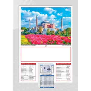 2026 Türkiye Takvimi, Duvar Takvimi, Namaz Vakti,