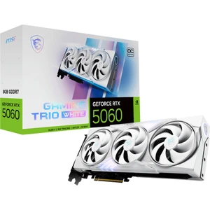 Msı VGA Geforce Rtx 5060 8g Gamıng Trıo Oc Whıte RTX5060 8gb Gddr7 128B DX12 Pcıe 5.0 X16 (3xdp 1xhdmı)