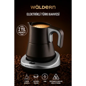 Elektrikli Közde Türk Kahvesi ve Türk Kahve Makinesi Krom
