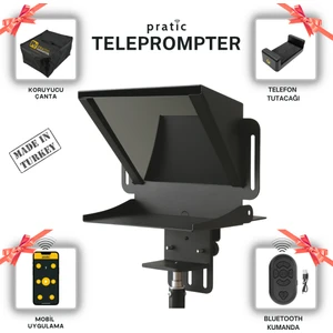 Pratic Prompter Seti Prompter+Tripot+Kumanda