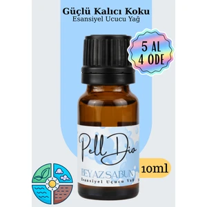 PellDio Home Beyaz Sabun Esansiyel Uçucu Yağ, Buhurdanlık Yağı, Difüzör Esansı, Oda Kokusu 10ML