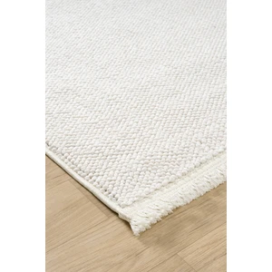 Estiva Home Beyaz Iskandinav Tarzı Bukleli Yumuşak Halı – Bohem Stil, Salon, Oturma Odası, Koridor, Mutfak ve Çocuk Odası Yolluk Halısı